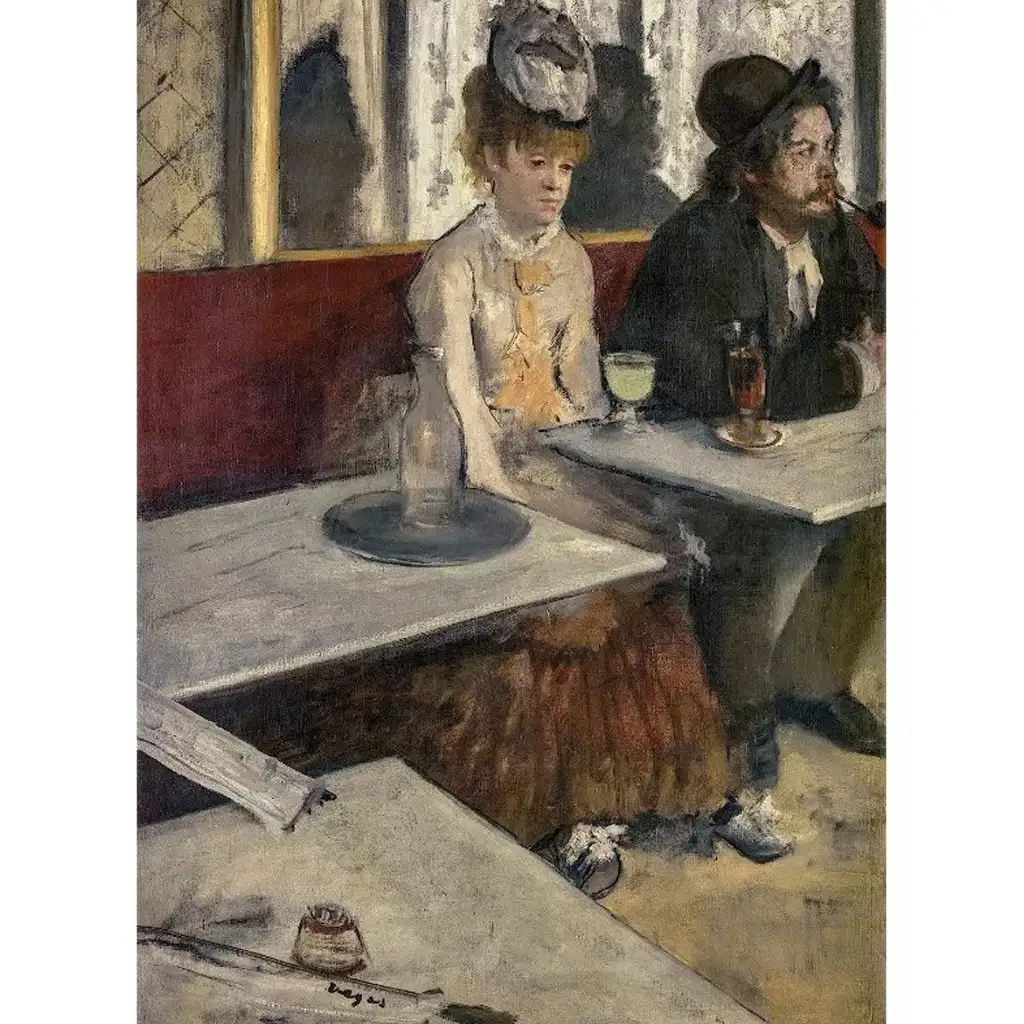 Museum Collection: Edgar Degas - In einem Café 1000 Teile Puzzle - Clementoni kép 2