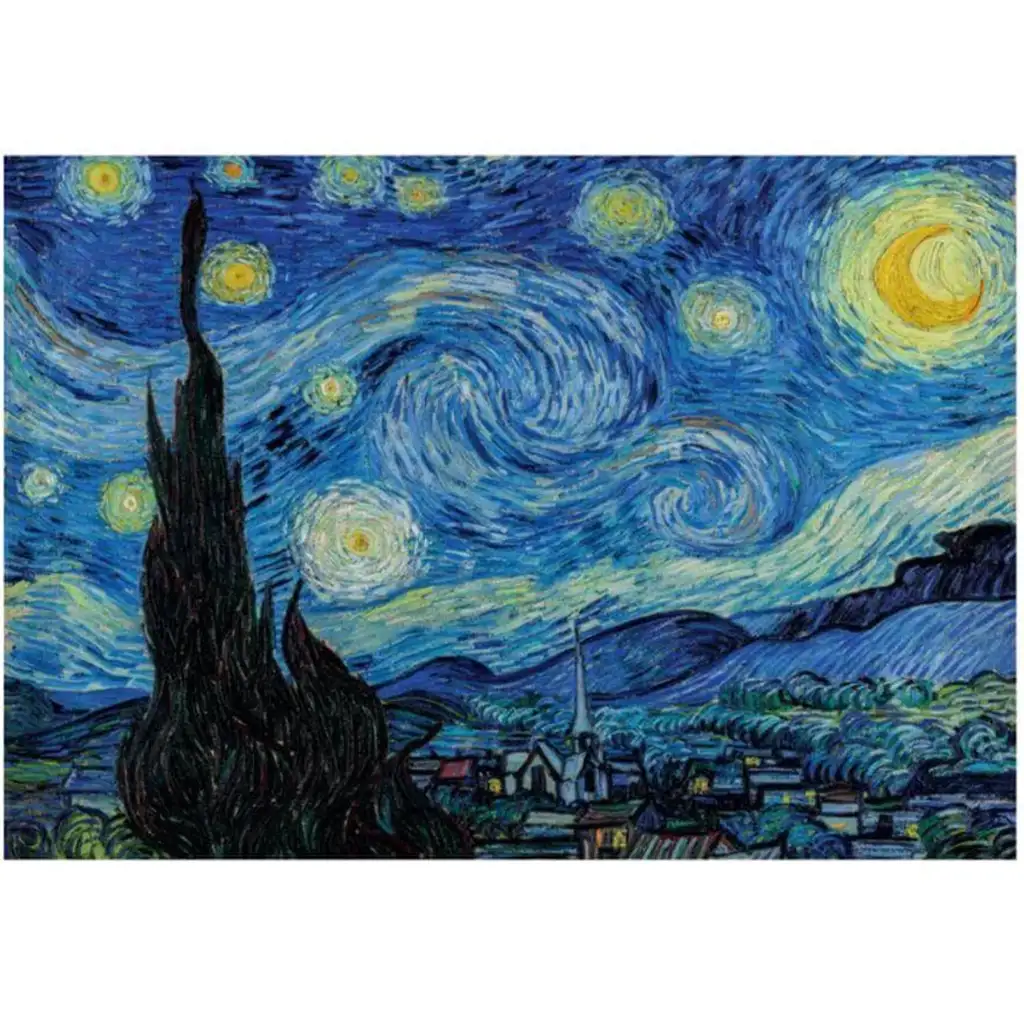 Museum Collection: Van Gogh - Die Sternennacht HQC 1000-teiliges Puzzle mit Poster - Clementoni kép 2