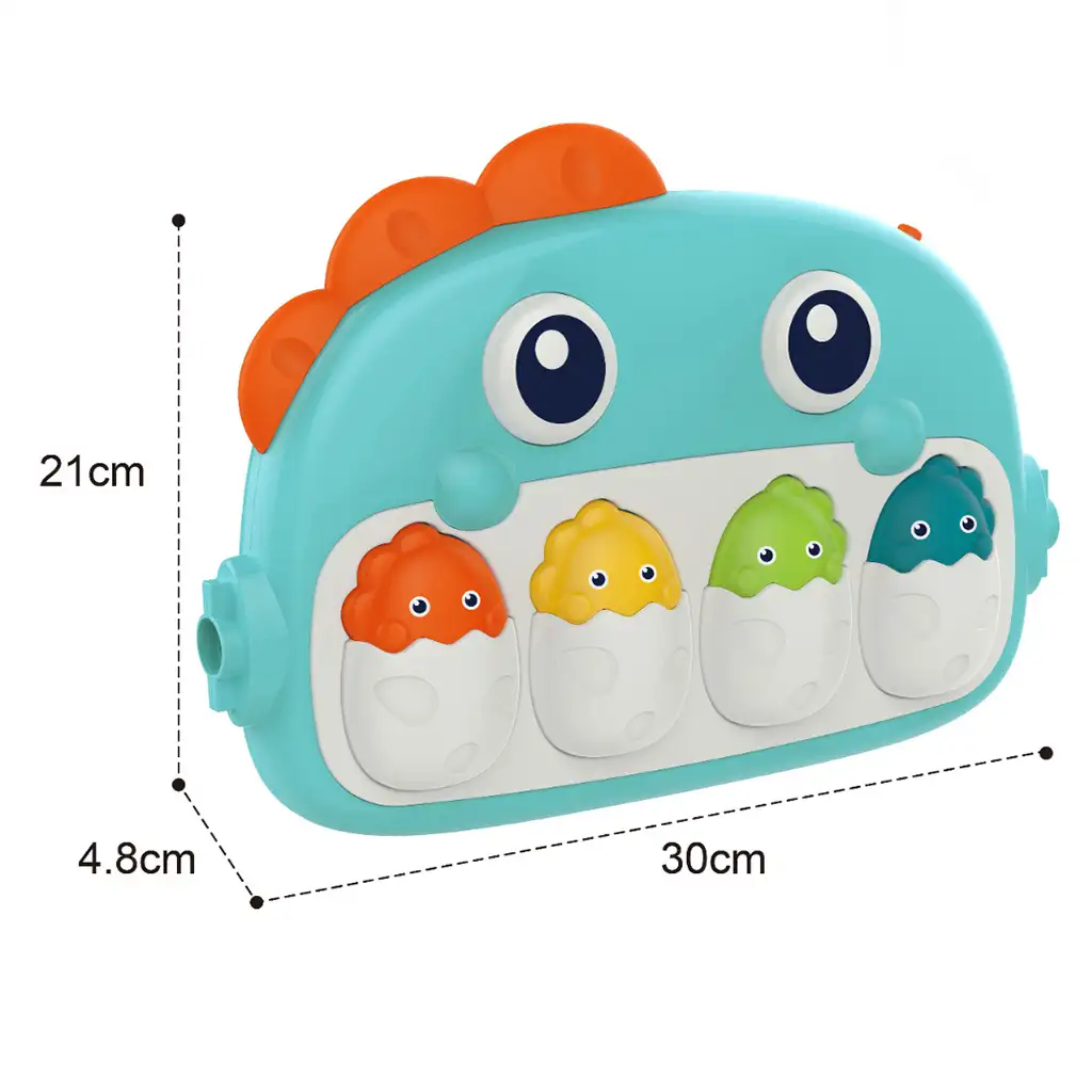 Music World: Dino-Freund Baby-Klavier 30cm kép 4