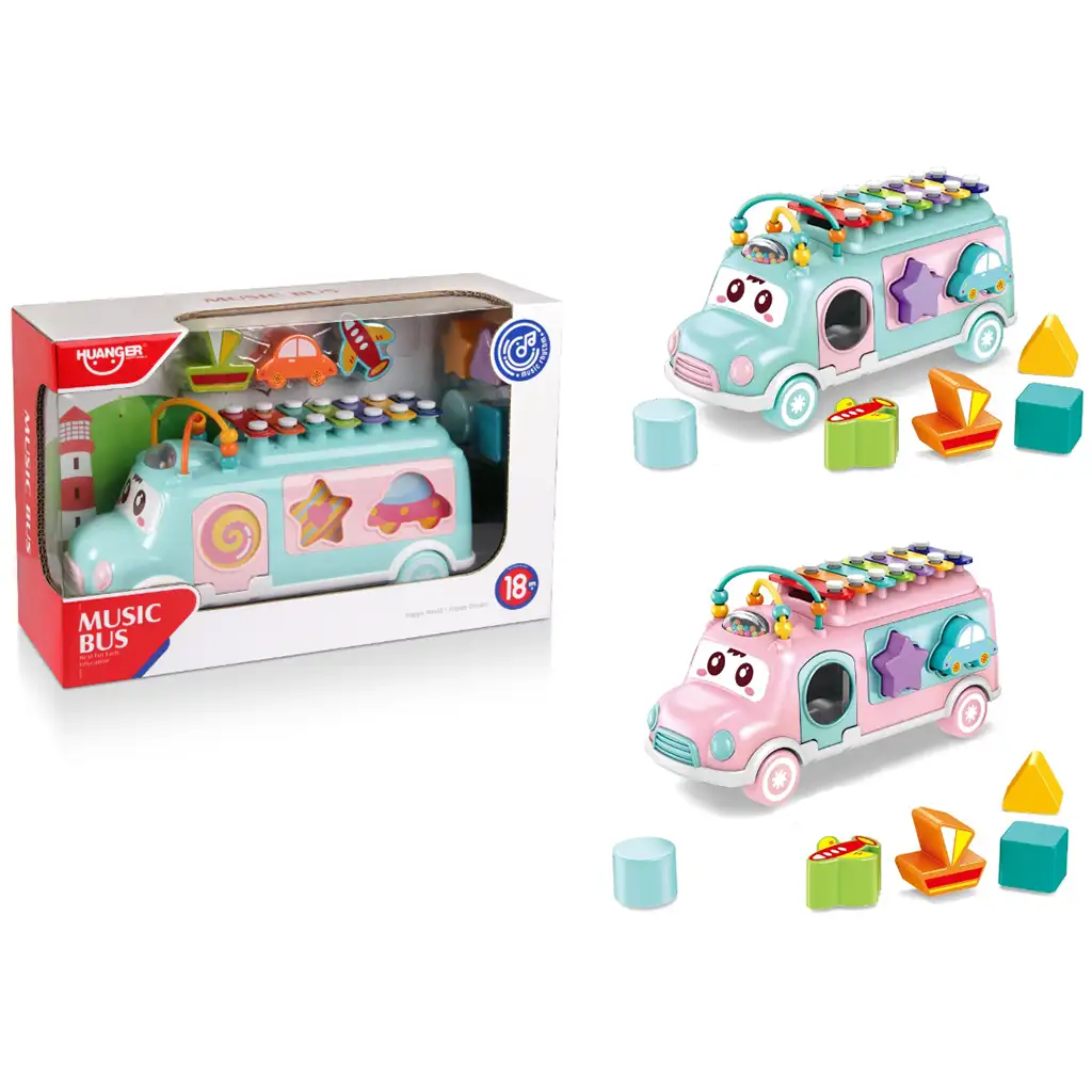 Music World: Formsortierbus zur Fähigkeitsentwicklung mit Xylophon