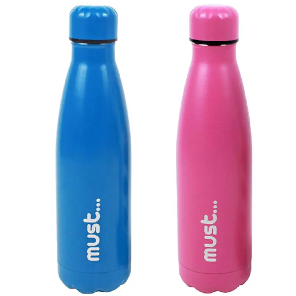 Must... Doppelwandige Metallflasche 500ml in zwei Varianten