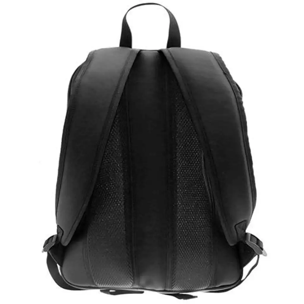 Must: Abgerundeter schwarzer Schulranzen mit Lederoptik, Rucksack 30x13x41cm kép 2