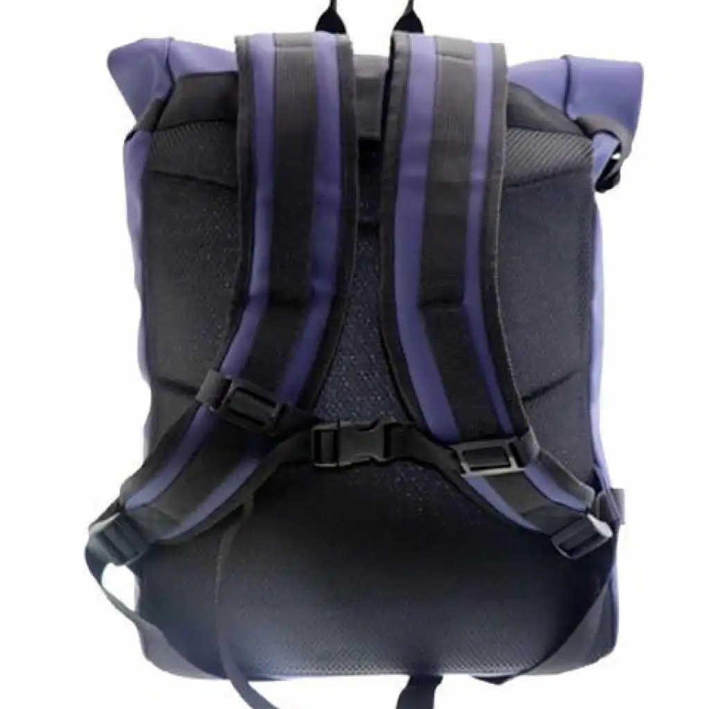 Must: Blauer ergonomischer Schulranzen, Rucksack mit Schnallen 30x12x52cm kép 2