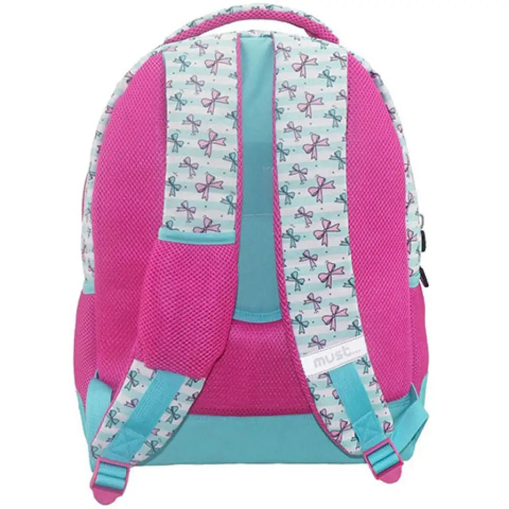Must: Girl dreifach unterteilte, abgerundete Schultasche, Rucksack 32x18x43cm kép 2