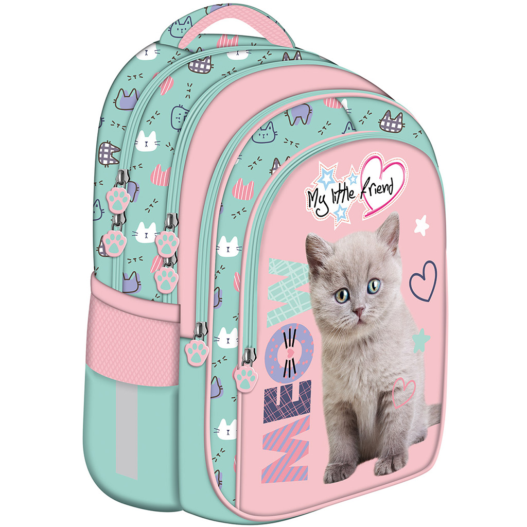 My Little Friend Fluffy Kitty Schultasche, Rucksack BPL58 44x31x19cm