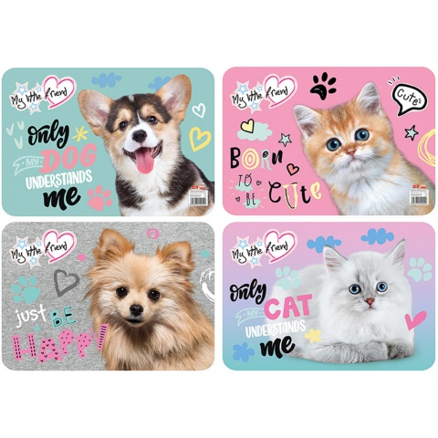 My Little Friend zweiseitige Karton-Schreibunterlage in mehreren Ausführungen