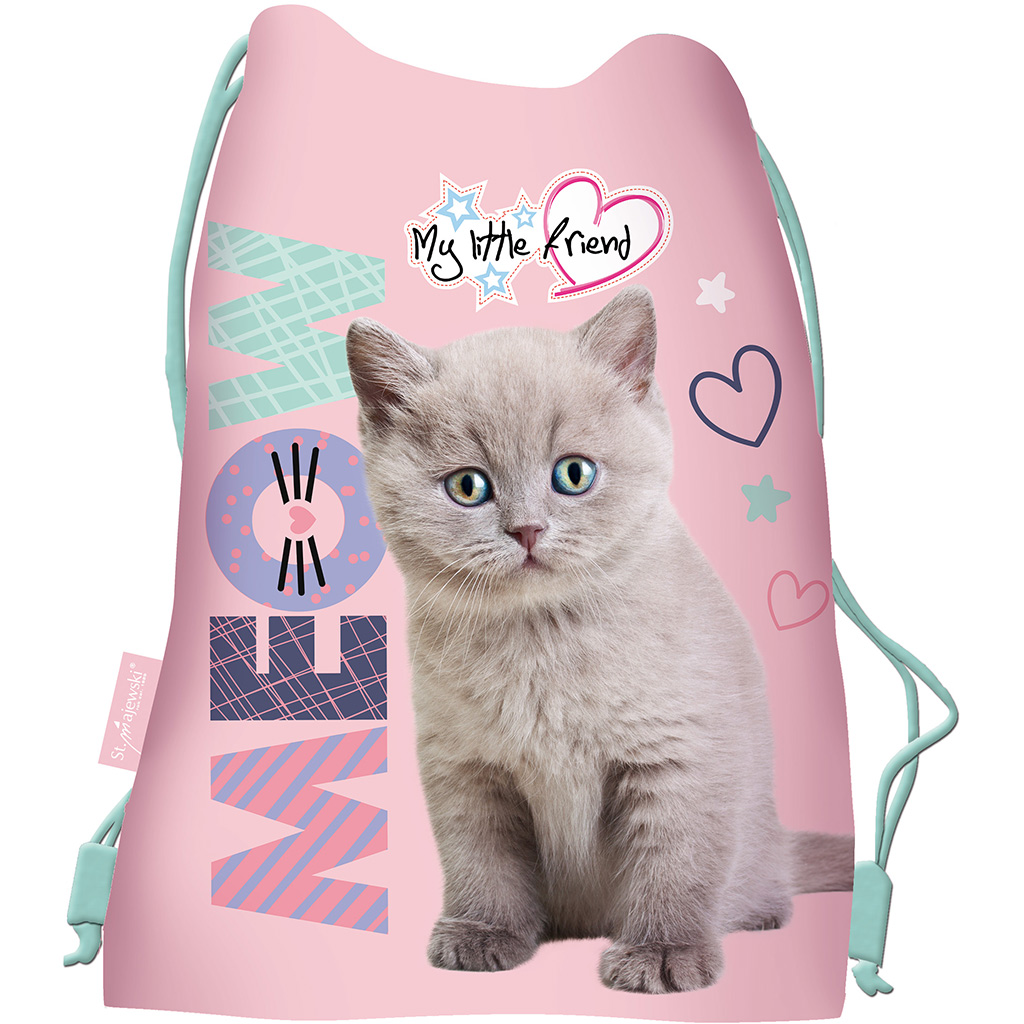My little friend Katzenturnbeutel, Sportbeutel 43x32cm