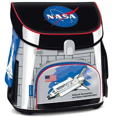 Nasa Schulranzen mit Magnetverschluss, Rucksack 33x41x24 cm