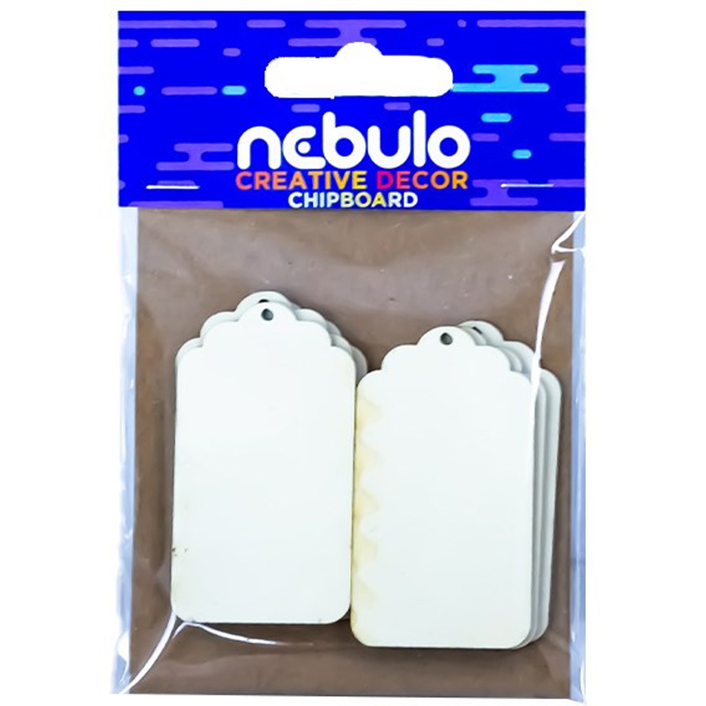 Nebulo: Begleit-Etiketten Kartondekoration 6er-Set