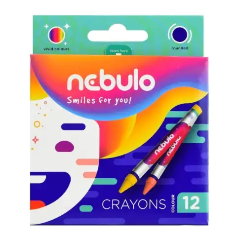 Nebulo: Buntstift-Set 12 Stück