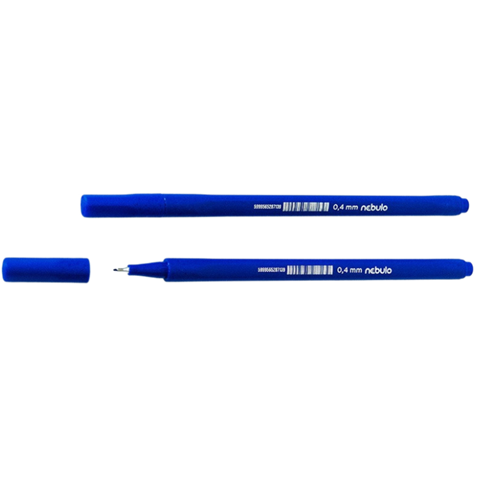 Nebulo: Dreieckiger Fineliner in Blau, 0,4 mm - 722-B