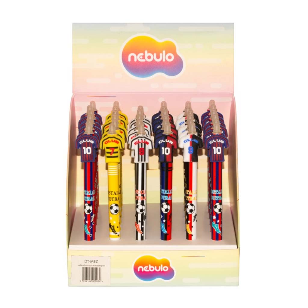 Nebulo: Druckknopf-Gelstift, radierbar, verschiedene Ausführungen, 1 Stück