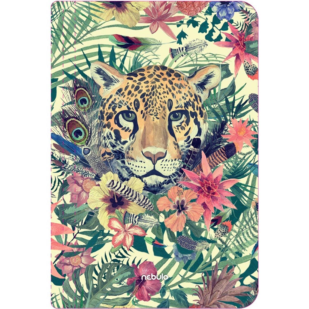 Nebulo: Gummimappe, A4-Größe, Leopard