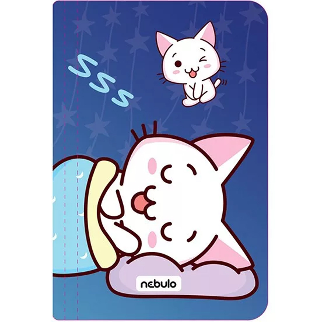 Nebulo: Gummimappe im A4-Format Katze
