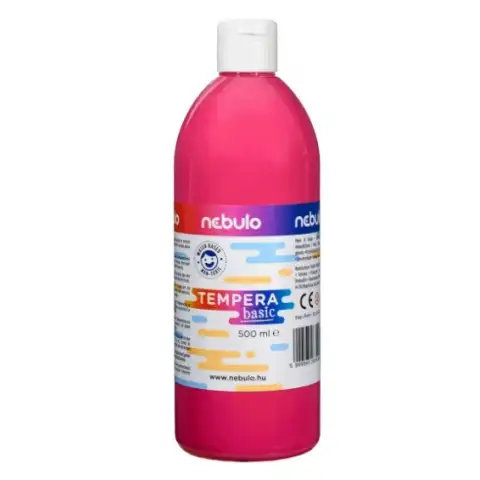 Nebulo: Rosa flüssige Temperafarbe in 500ml Flasche