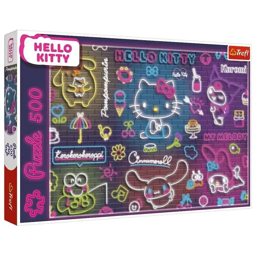 Neon Hello Kitty 500-teiliges Puzzle - Trefl