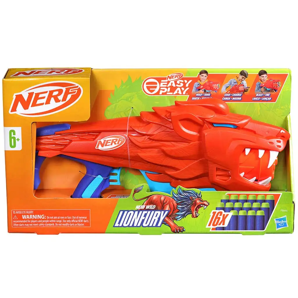 Nerf: Lionfury Schaumstoffblaster mit 16 Darts - Hasbro
