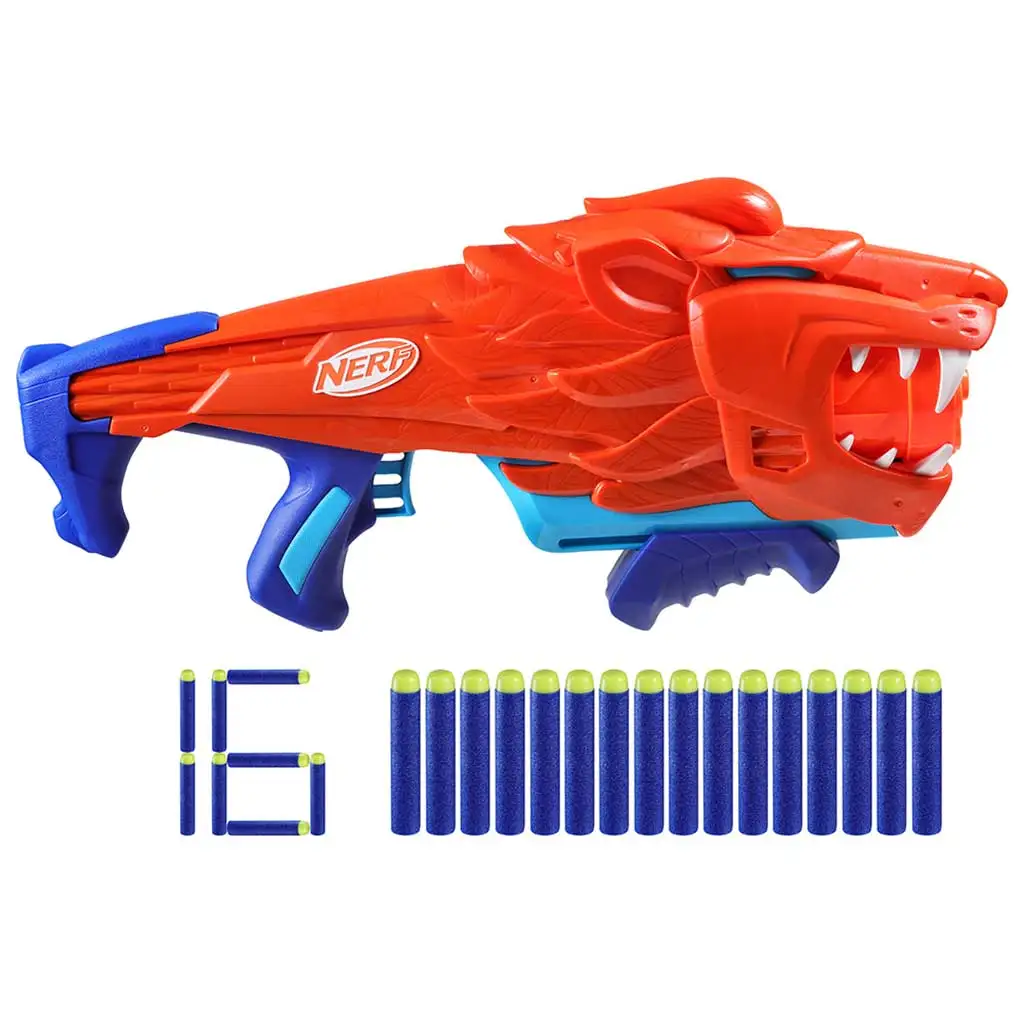 Nerf: Lionfury Schaumstoffblaster mit 16 Darts - Hasbro kép 2
