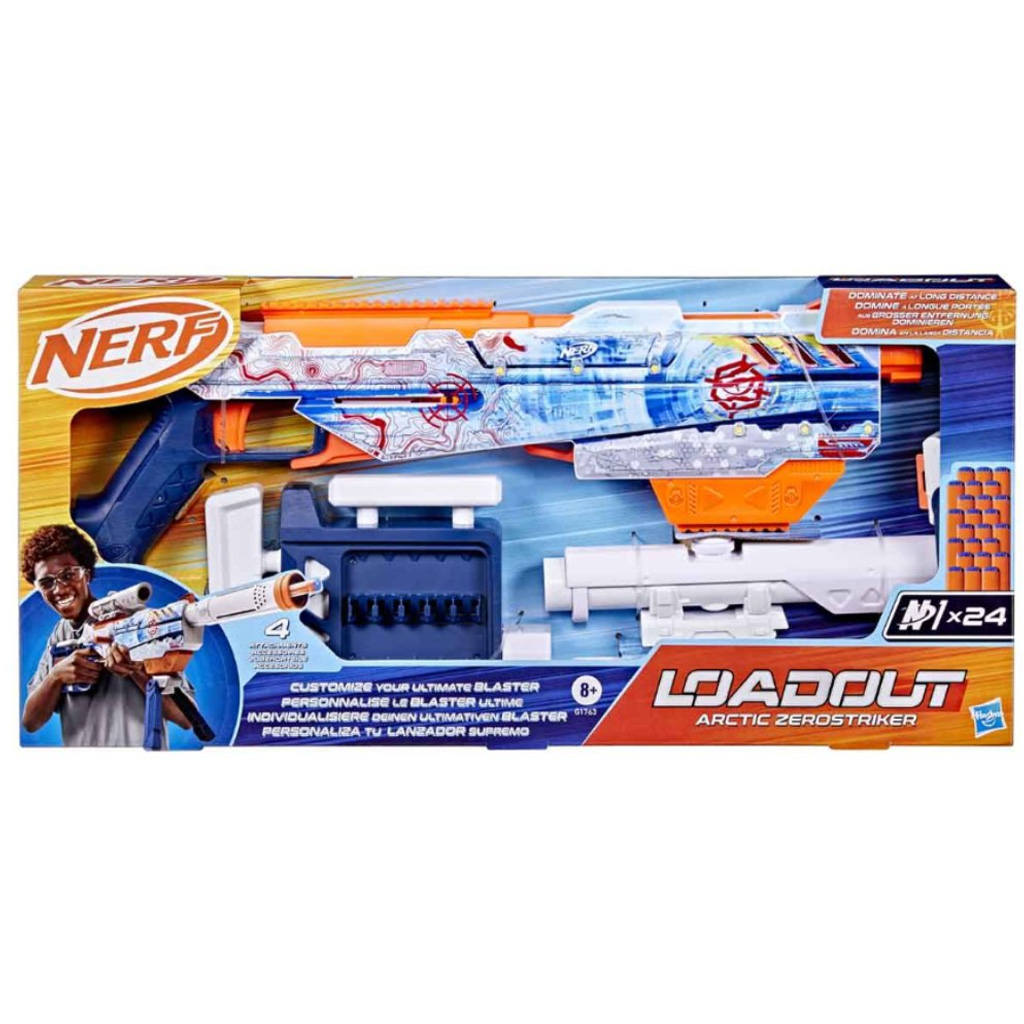 Nerf: Loadout Arctic Zerostriker Schaumstoffblaster – Hasbro