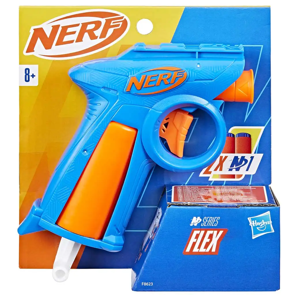 Nerf: N-Series: Flex Schaumstoffblaster mit 2 Darts - Hasbro kép 1