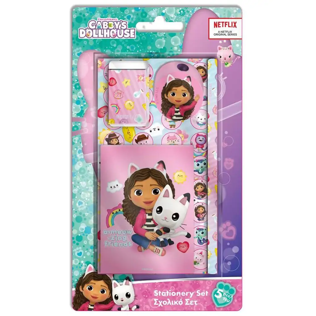 Netflix: Gabis Puppenhaus 5-teiliges Schreibwarenset