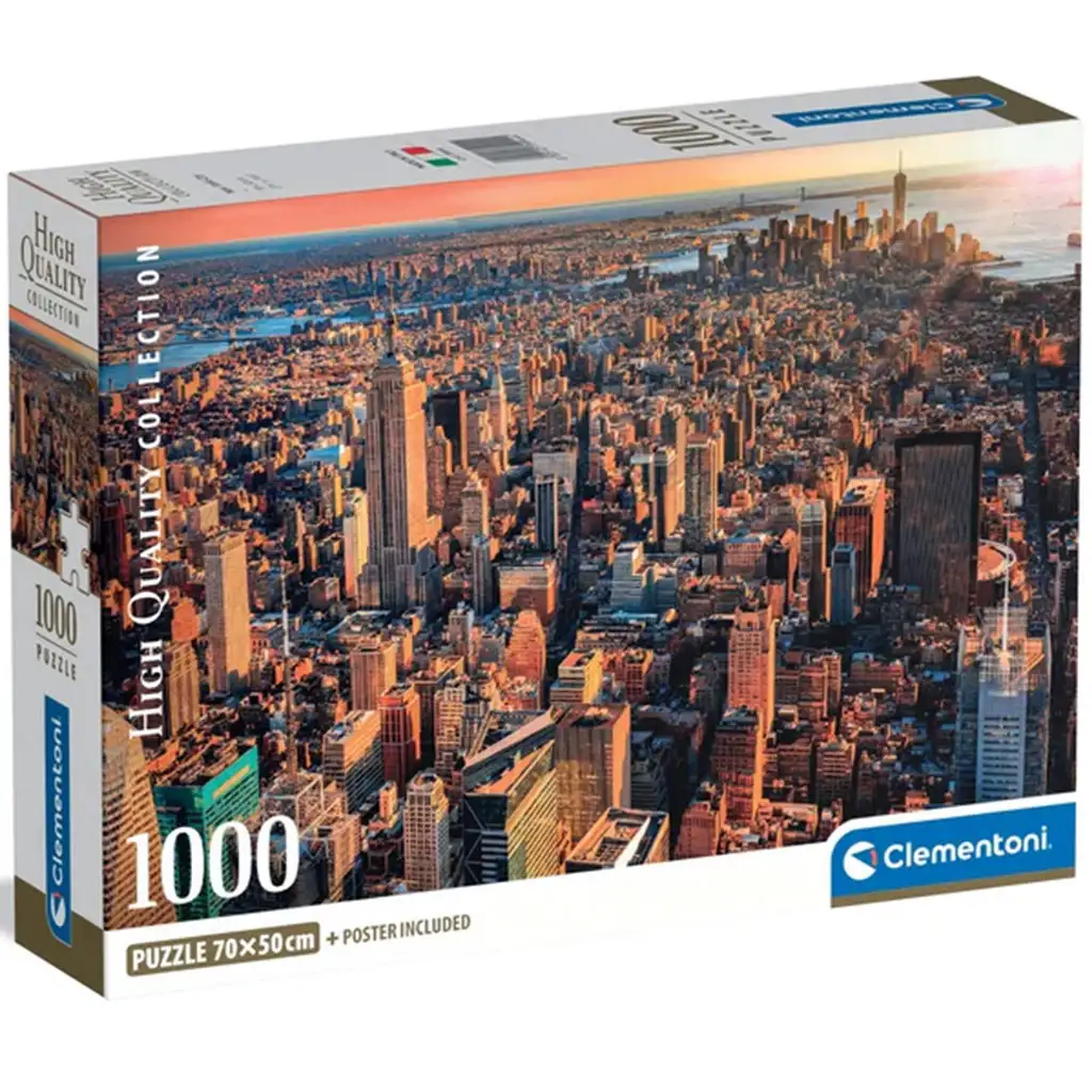 New York Gebäude 1000-teiliges HQC Puzzle - Clementoni