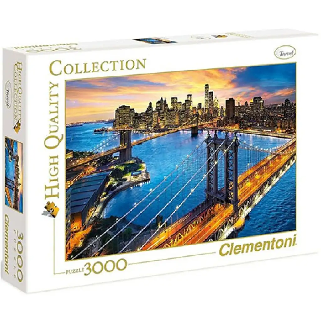 New York HQC Puzzle 3000 Teile - Clementoni