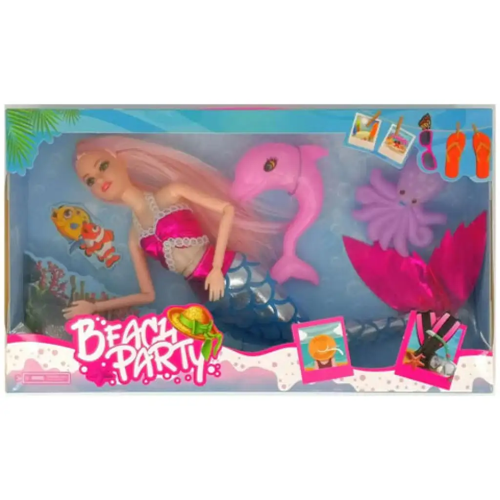 Nicky: Strandparty Meerjungfrau Puppe