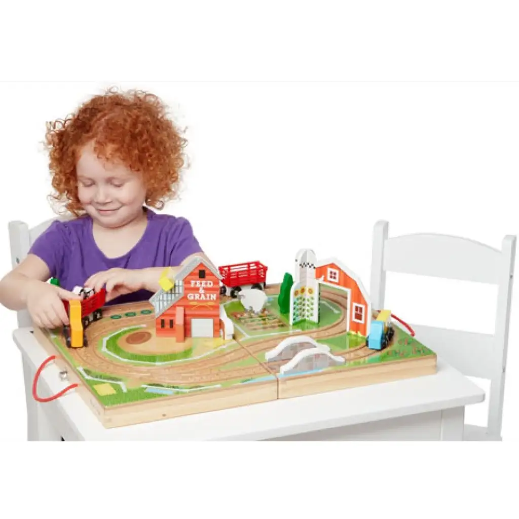 Nimm das Holzbauernhof-Spielset mit - Melissa & Doug kép 4