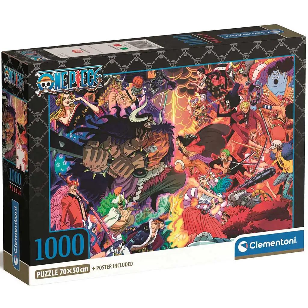 One Piece 1000-teiliges kompaktes Puzzle 70x50cm - Clementoni