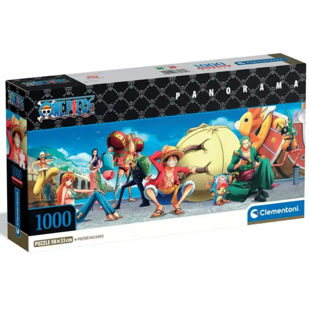 One Piece HQC 1000-teiliges Panorama-Puzzle - Clementoni