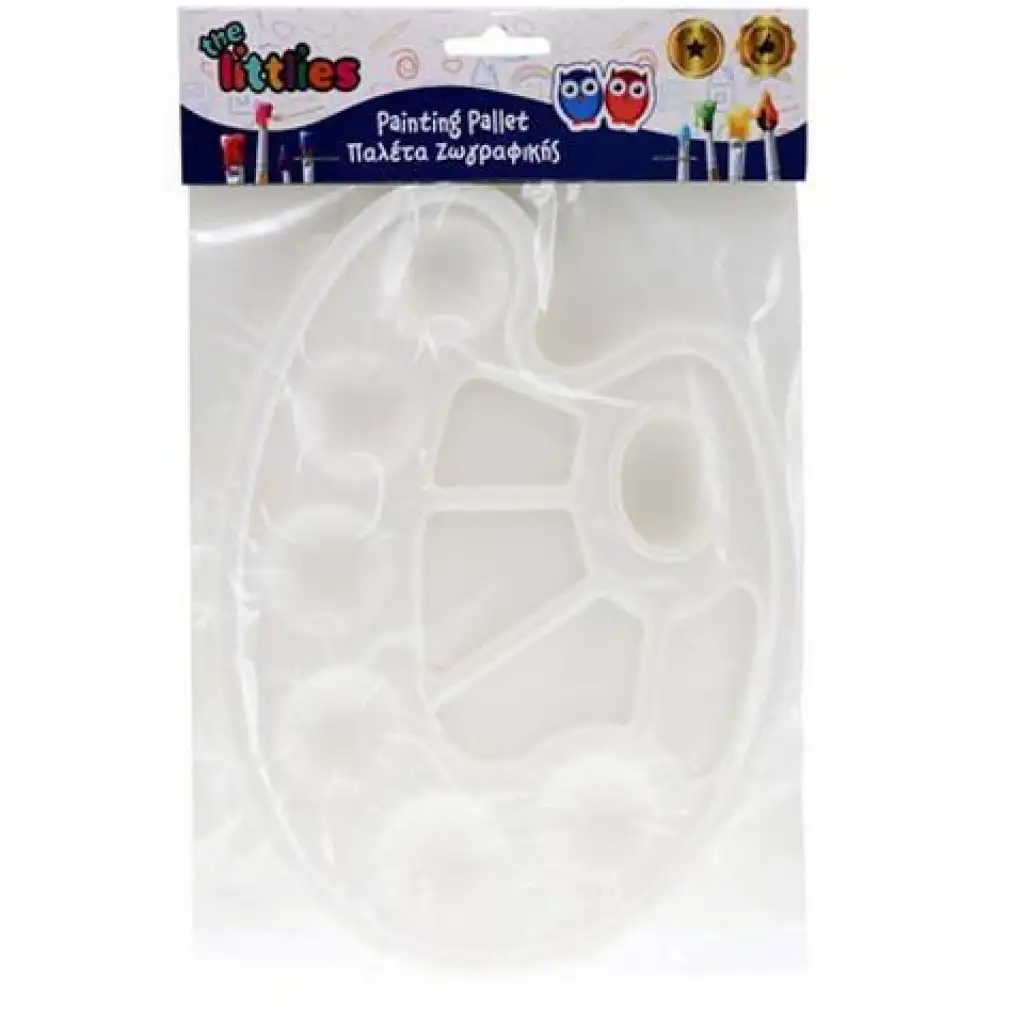 Ovale Kunststoff-Malpalette