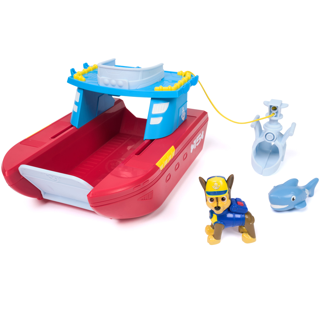 PAW Patrol: Seefahrzeug-Spielset mit Chase-Figur - Spin Master kép 2