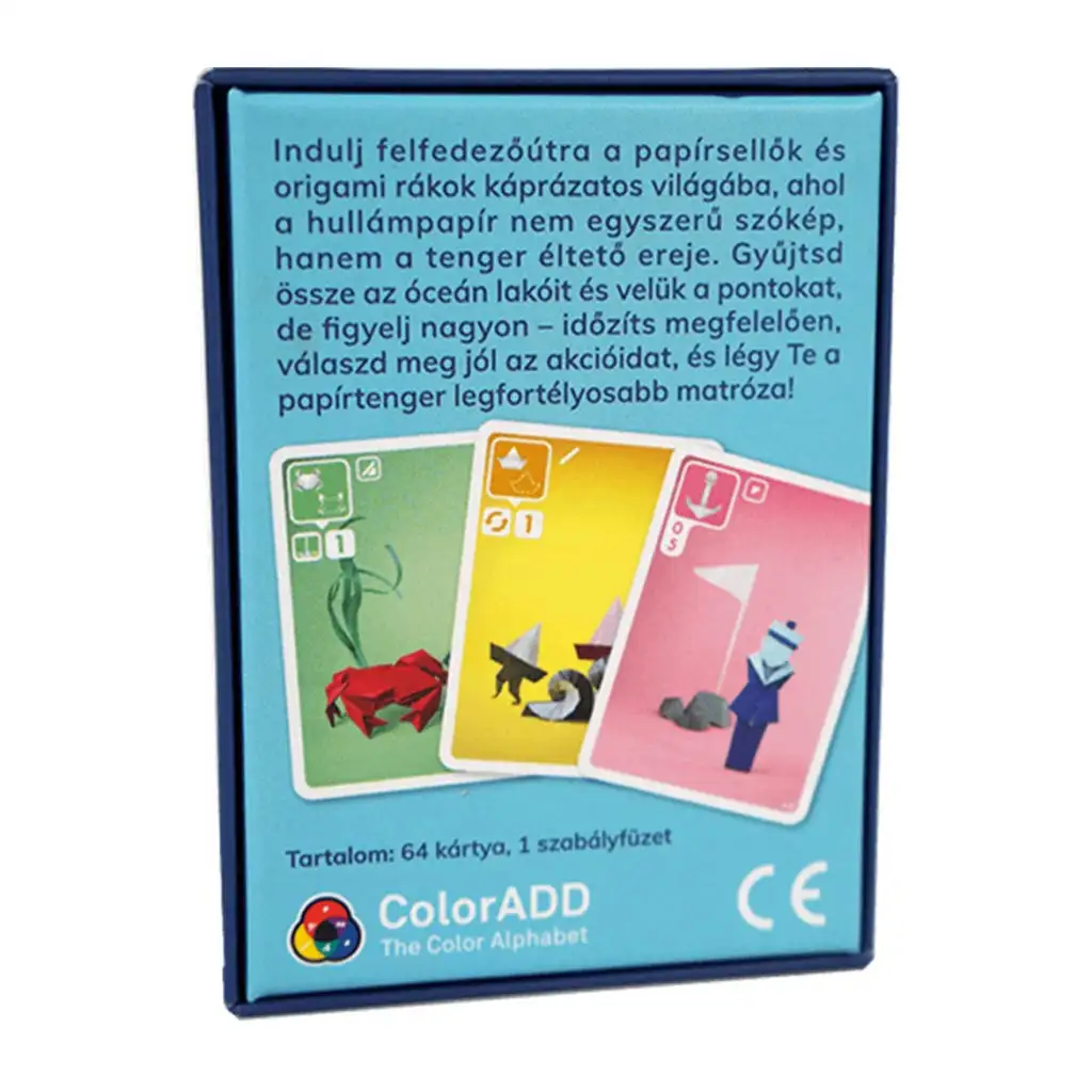 Papierboot auf dem Meer Kartenspiel kép 2