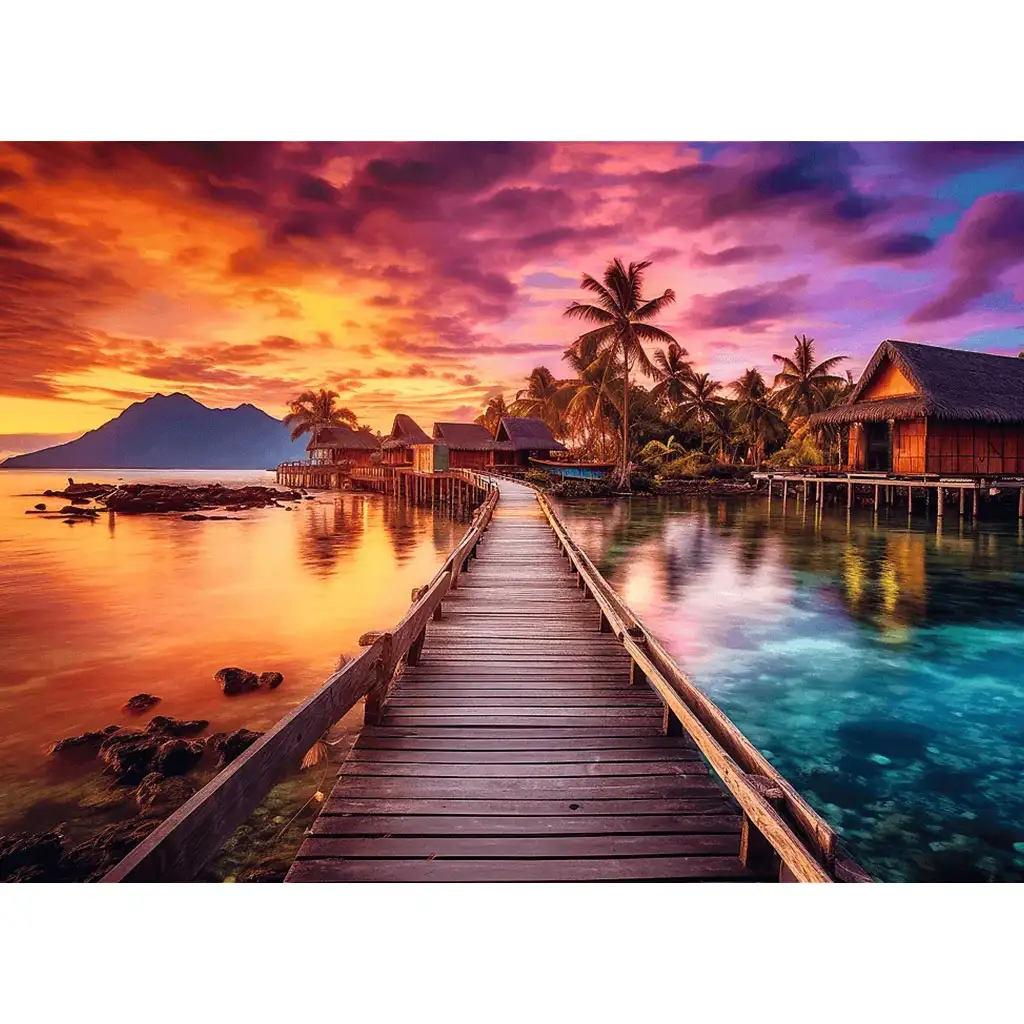 Paradiesinsel 1000-teilige Puzzle – Trefl kép 2