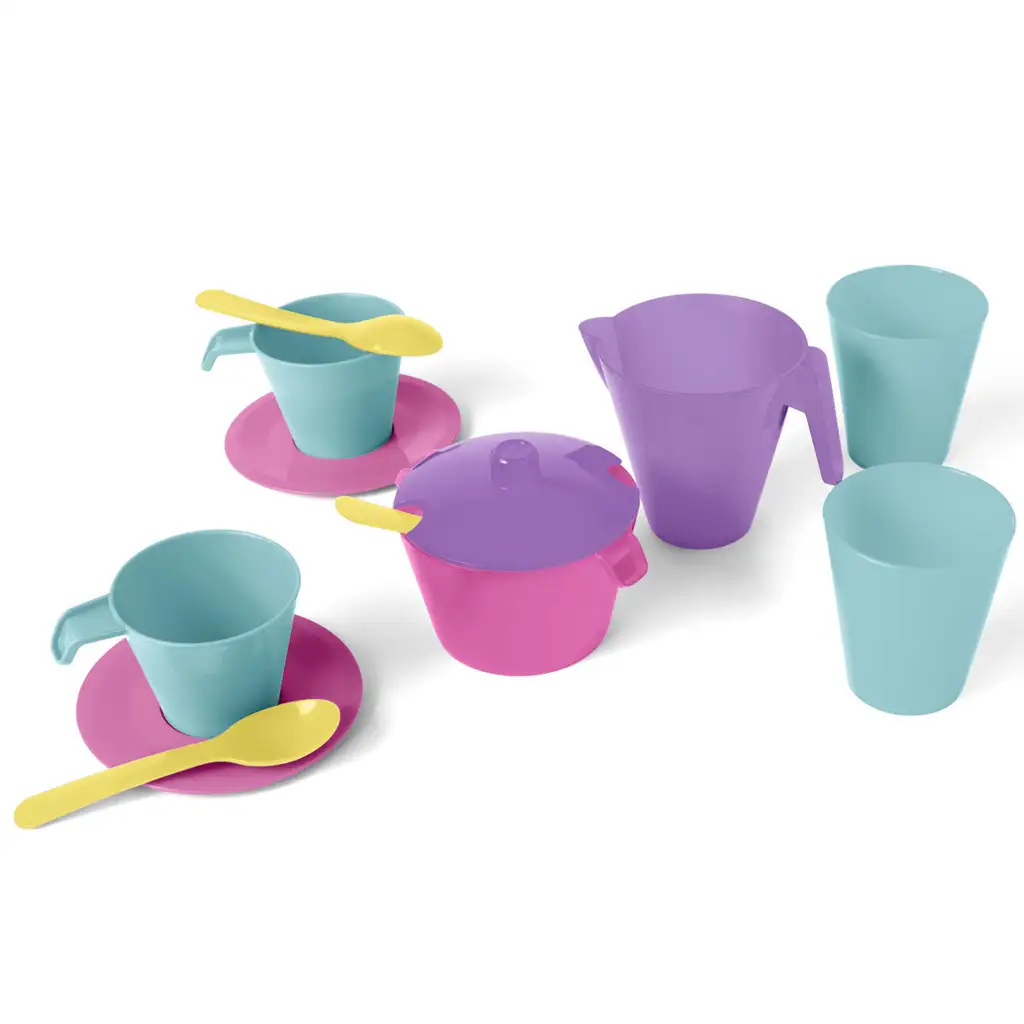 Party Time 12-teiliges rosa Geschirrset - Wader