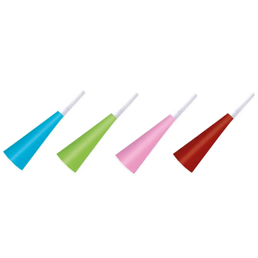 Party bunte kleine Trompeten – 4er-Set