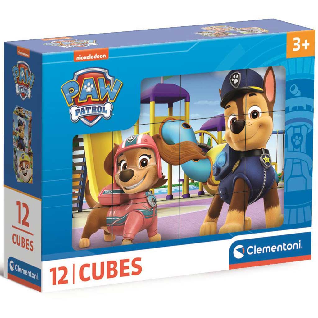 Paw Patrol: 12er Märchenwürfel - Clementoni