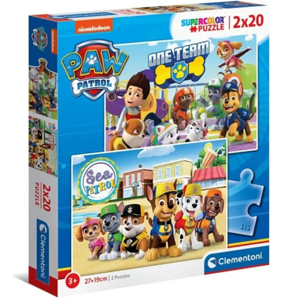 Paw Patrol 2x20 Teile Puzzle - Clementoni