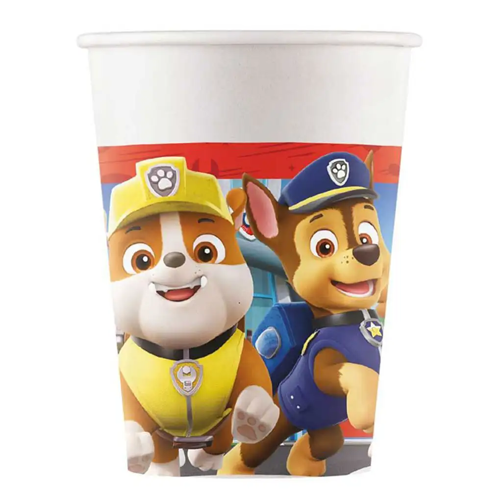 Paw Patrol 8-teiliges Pappbecher-Set 200ml