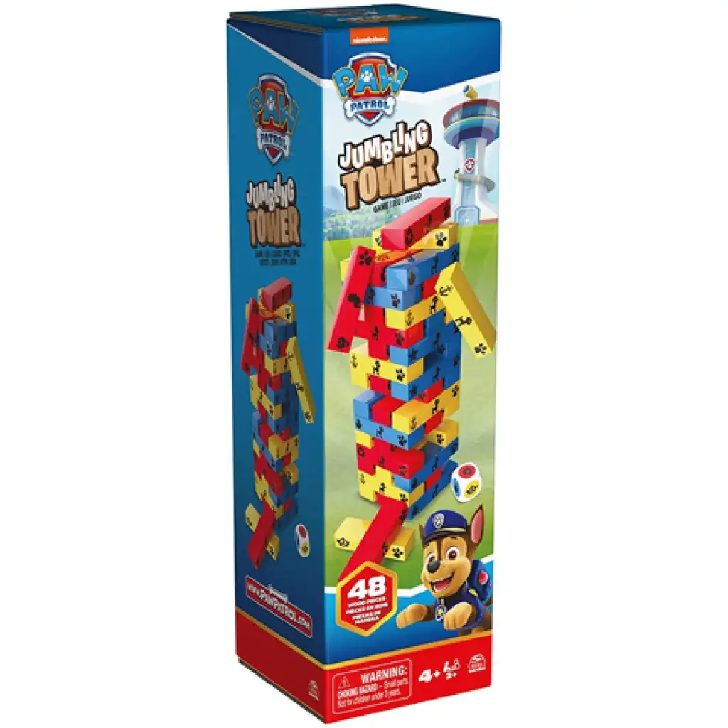 Paw Patrol: Buntes Turmbauspiel Jenga - Spin Master