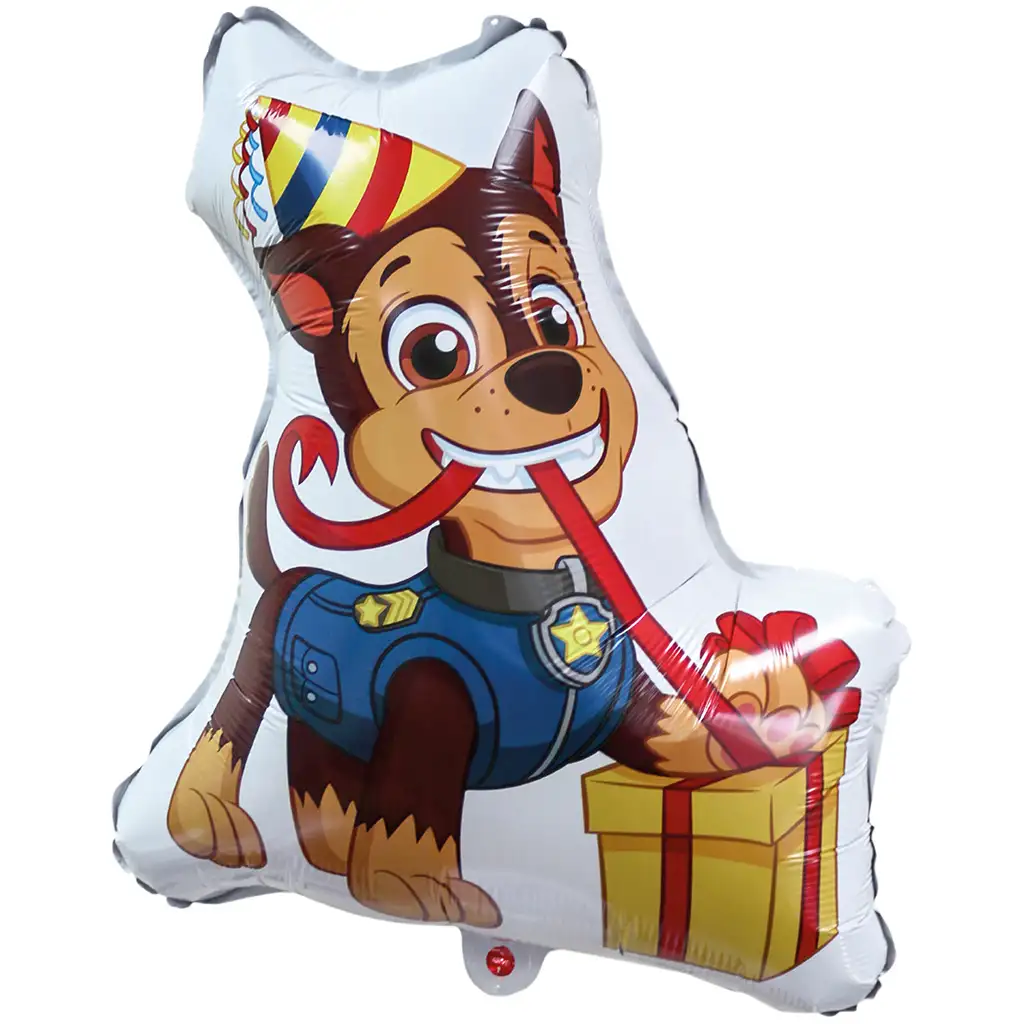 Paw Patrol: Chase mit Geschenk Folienballon zum Geburtstag 60cm