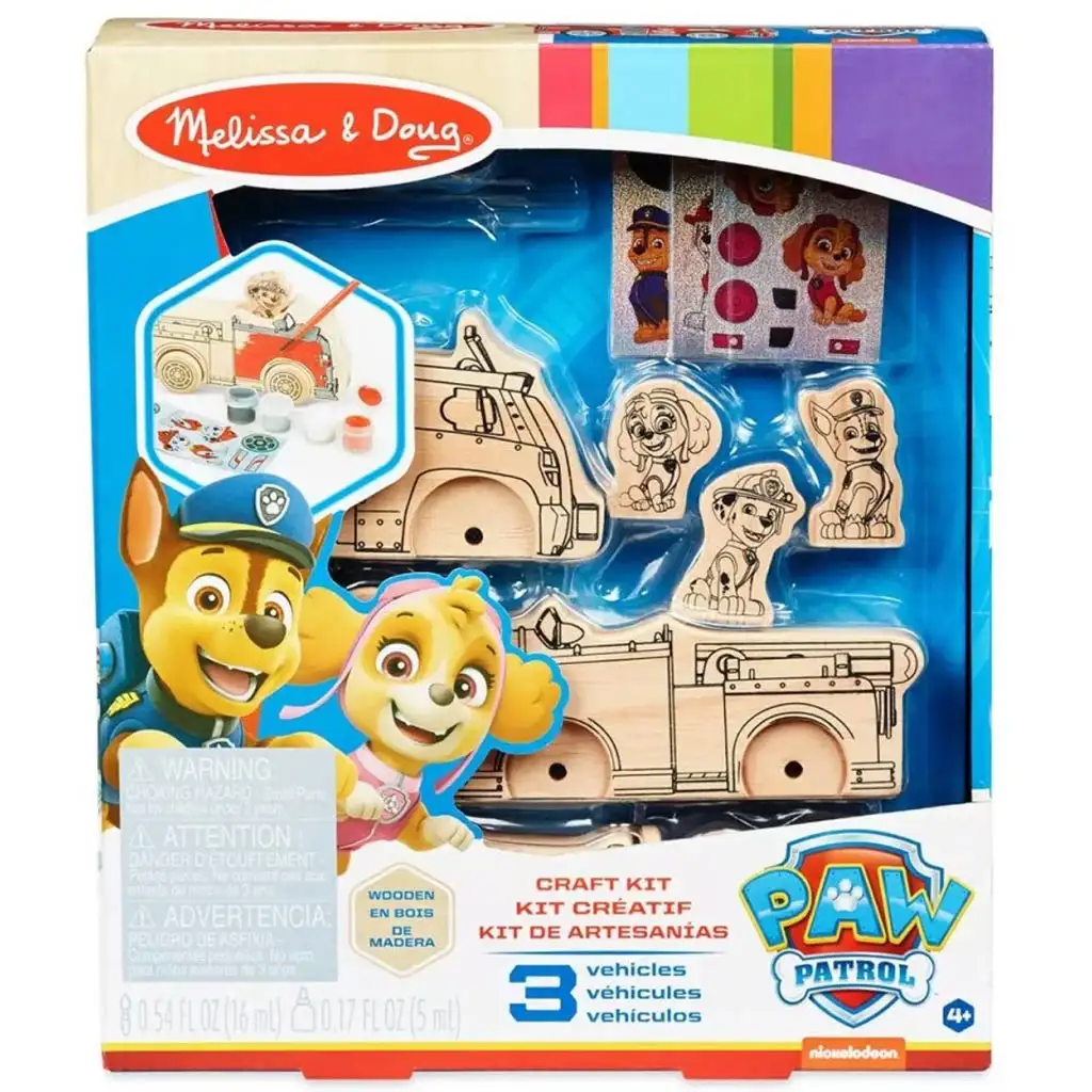 Paw Patrol Holzfahrzeug Malset – Melissa & Doug