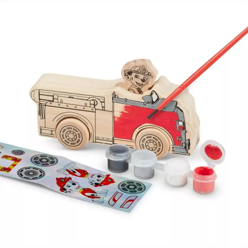 Paw Patrol Holzfahrzeug Malset – Melissa & Doug kép 2