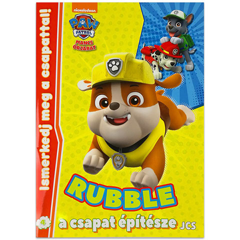 Paw Patrol: Lerne das Team kennen! 4. – Rubble, der Baumeister des Teams – Beschäftigungsbuch