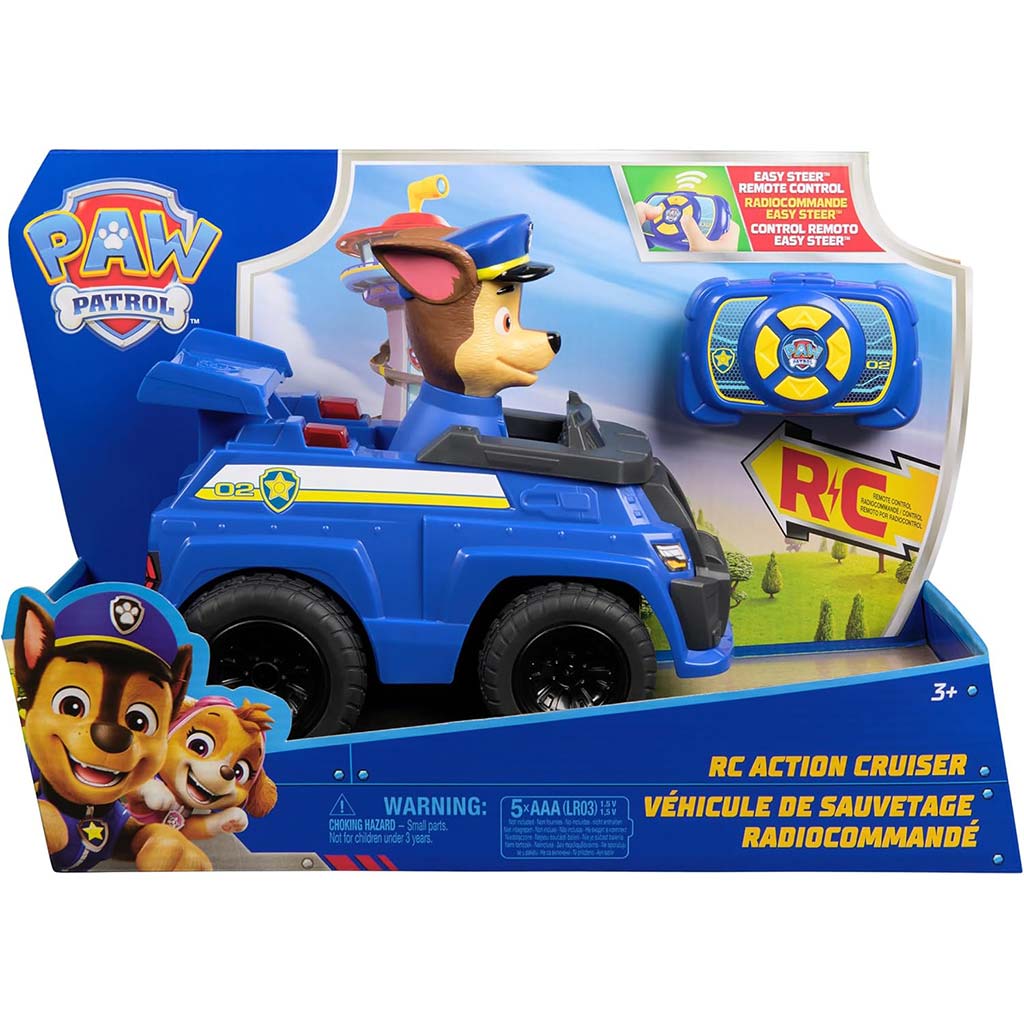 Paw Patrol: RC Chase Fahrzeug ferngesteuertes Auto 25 cm – Spin Master