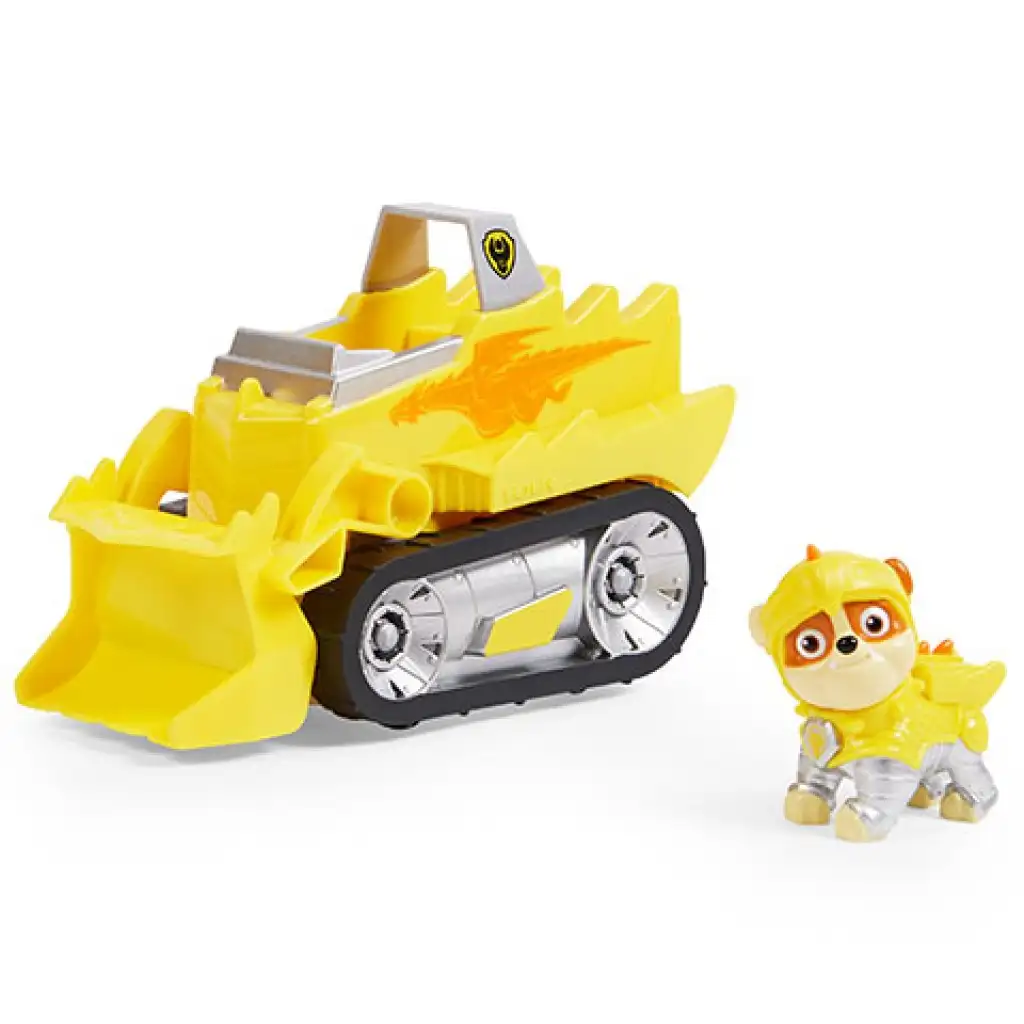 Paw Patrol Ritter: Rubble Deluxe Fahrzeug - Spin Master kép 3
