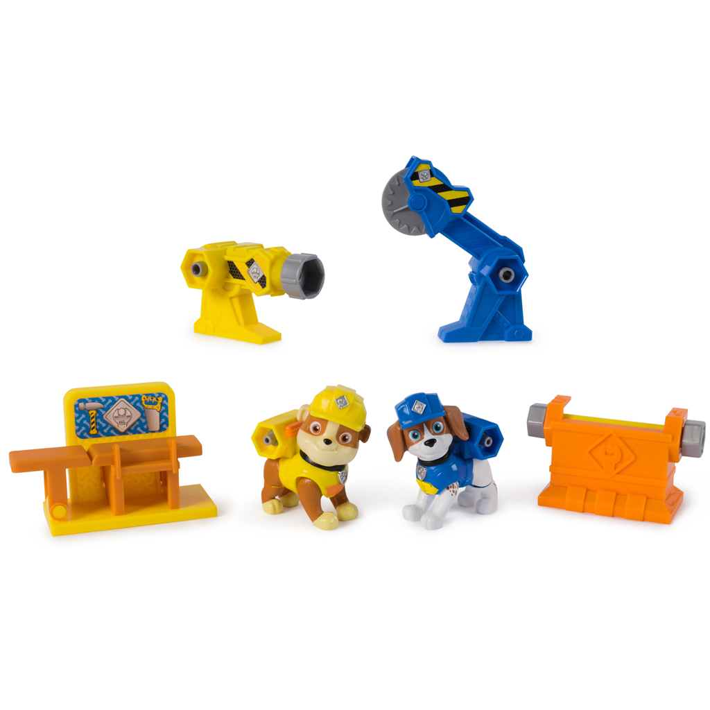 Paw Patrol: Rubble und sein Team Wheeler und Rubble Hunde mit Werkzeugen – Spin Master kép 2