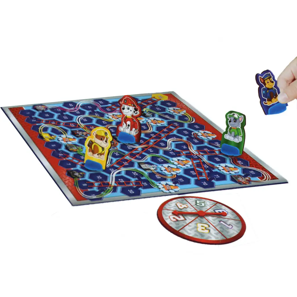 Paw Patrol: Schlangen und Leitern Brettspiel - Spin Master kép 2