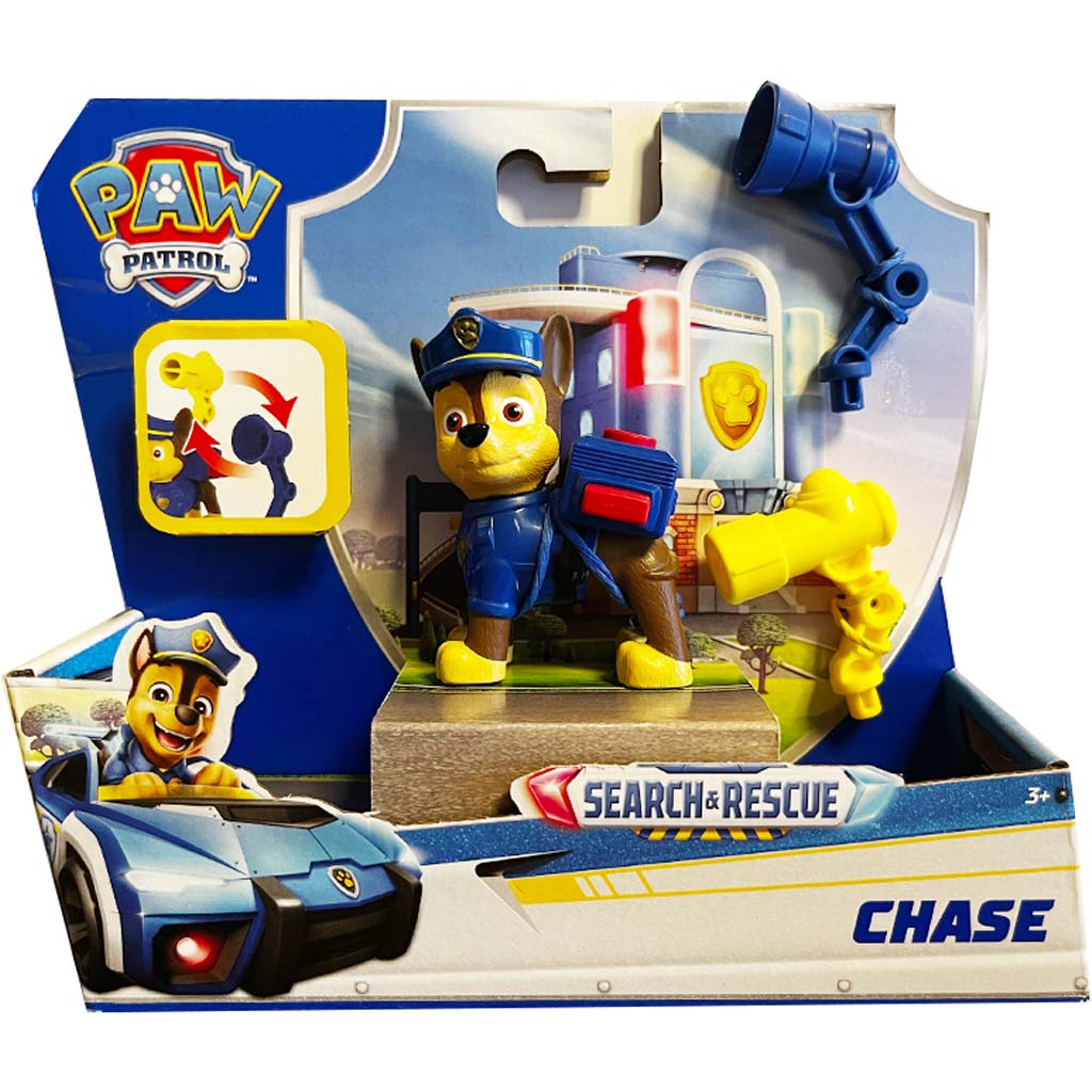 Paw Patrol: Search & Rescue Chase Hund mit Zubehör – Spin Master